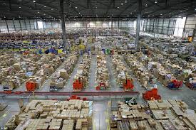 over view of a distribution center